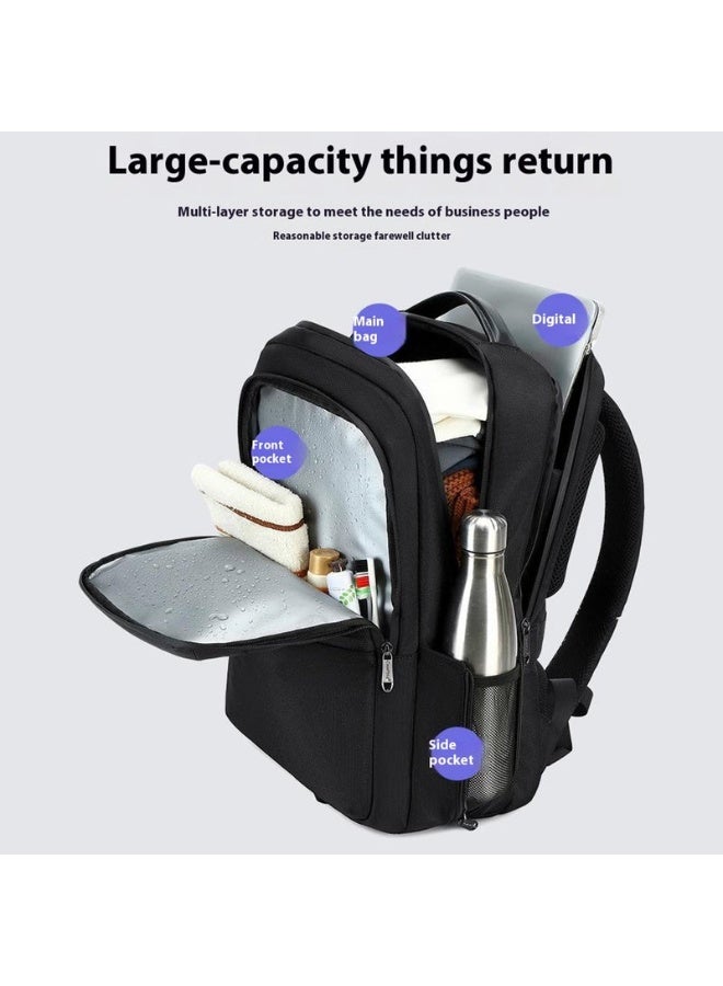 كول بيل CB-8307 Men Laptop Backpack Dry Wet Separation College Student Bag Large Capacity Travel Backpack - Image 4
